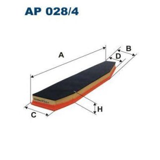 Фильтр воздушный FILTRON AP 0284 фото