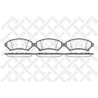 652 002B-SX_колодки дисковые п.!  Pontiac Trans Sport 97>/Bonneville 00-05, Cadillac Deville 97-05 фото