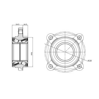 Подшипник ступицы TRIALLI MR 1900 фото 4