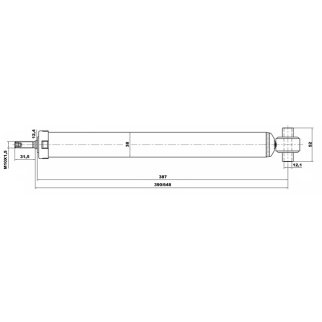 Амортизатор задний FEBEST 18656540R фото 2