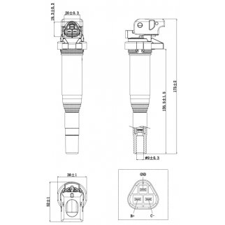 Катушка зажигания FEBEST 19640-001 фото 2