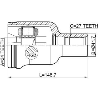 ШРУС внутренний FEBEST 1811-ANTRH фото 2