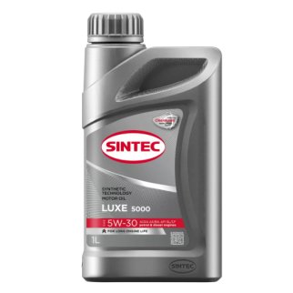 Масло моторное Sintec Luxe 5000 5W-30 полусинтетика 1л 600244 фото