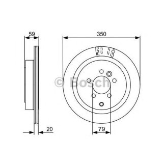 Диск тормозной BOSCH 0 986 479 492 фото
