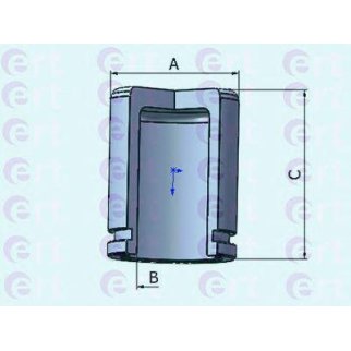 Поршень переднего суппорта ERT 150966-C фото