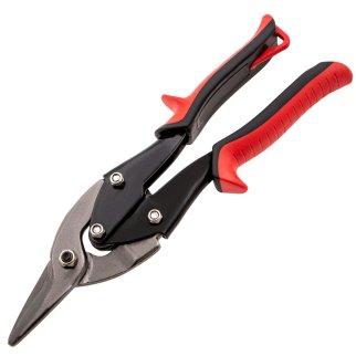 Ножницы по металлу 250мм левой резки обрезиненные ручки MATRIX фото 2