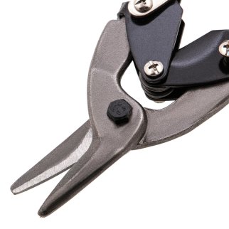 Ножницы по металлу 250мм левой резки обрезиненные ручки MATRIX фото 4