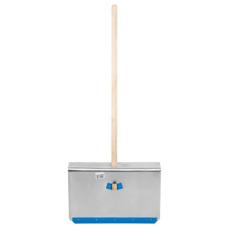 Лопата снеговая алюминиевая 600х400х1420мм деревянный черенок СИБРТЕХ фото 3