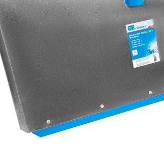 Лопата снеговая алюминиевая 600х400х1420мм деревянный черенок СИБРТЕХ фото 7