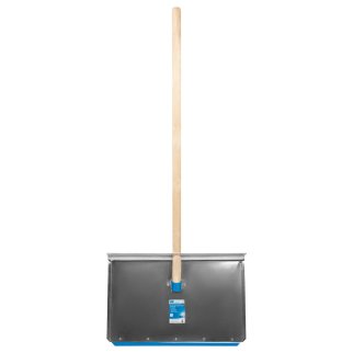 Лопата снеговая алюминиевая 600х400х1420мм деревянный черенок СИБРТЕХ фото 2