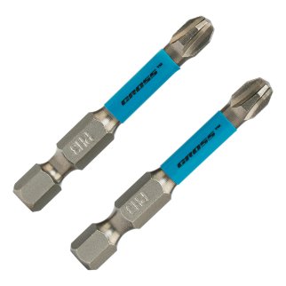 Набор бит торсионных PH3x50 мм, для ударных шуруповертов (2 шт.) GROSS фото