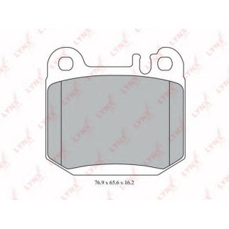 Колодки тормозные задние к-кт LYNXauto BD5329 фото