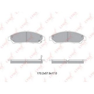 Колодки тормозные передние к-кт LYNXauto BD-3436 фото