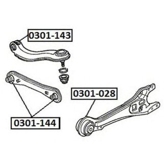 Сайлентблок ASVA 0301-028 фото