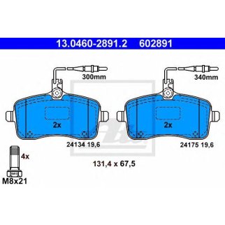 Колодки тормозные дисковые передн, PEUGEOT: 407 1.6 HDi 110/1.8/1.8 16V/2.0/2.0 16V/2.0 Bioflex/2.0 HDi 135 04-, 407 SW 1.6 HDi 110/1.8/1.8 16V/2.0/2.0 16V/2.0 Bioflex/2.0 HDi фото
