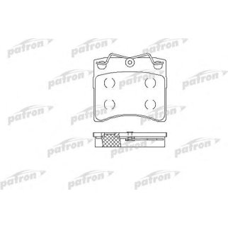 Колодки тормозные PATRON PBP722 фото