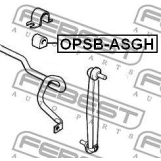 Втулка переднего стабилизатора FEBEST OPSB-ASGF фото