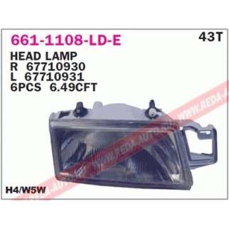 Фара передн лев FIAT: TEMPRA 90-95 фото