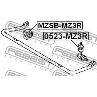 Стойка заднего стабилизатора FEBEST 0523-MZ3R фото