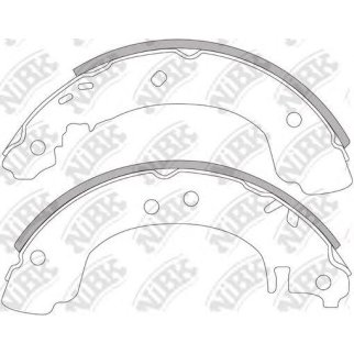 Колодки барабанные к-кт NiBK FN1221 фото