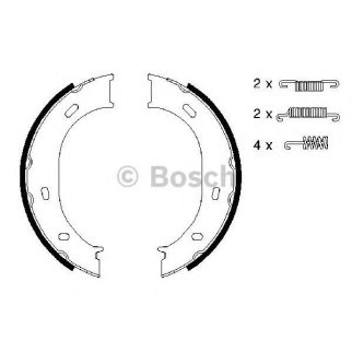 Колодки ручного тормоза к-кт BOSCH 0 986 487 610 фото