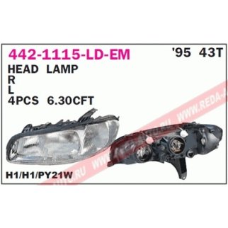 Фара передн лев с ЭК OPEL: OMEGA B 03.94-08.97 фото