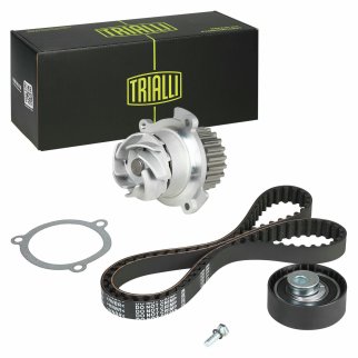 Насос водяной (помпа) + к-кт ремня ГРМ TRIALLI GT 990 фото