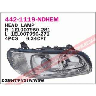 Фара передн прав с ЭК (ксенон, линзованная) OPEL: OMEGA SPORT,MV6 97-99 фото