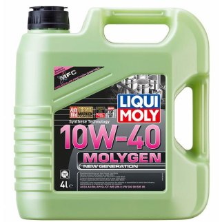 Масло моторное LIQUI MOLY Molygen New Generation HC 10W40 4л синт. фото 2