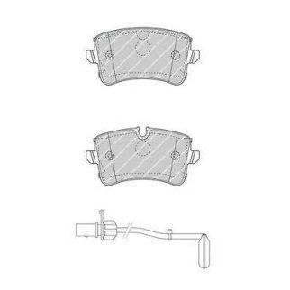 колодки дисковые з. Audi A8 3.0FSi/TDi/4.2FSi/TDi 09> фото