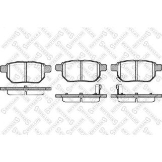 Колодки тормозные STELLOX _002008SX фото