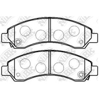 Колодки тормозные передние к-кт NiBK PN0502 фото