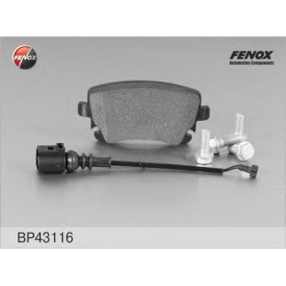 Колодки тормозные задние дисковые к-кт Fenox BP43116 фото