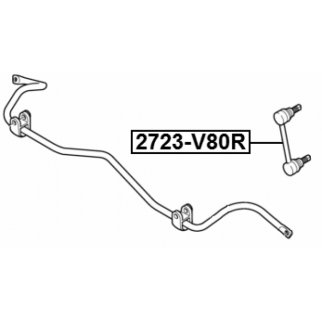 Стойка заднего стабилизатора FEBEST 2723-S80R фото 2