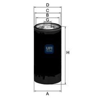 Фильтр масляный UFI _2314400 фото