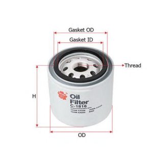 Фильтр масляный SAKURA _C1816 фото