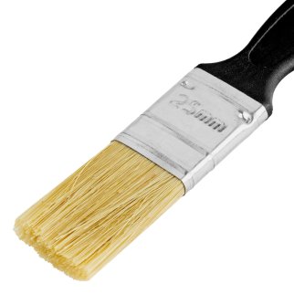 Кисть флейцевая "Стандарт", 25*6, натуральная щетина, пластиковая ручка СИБРТЕХ фото 3