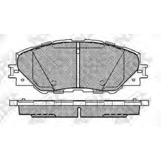 Колодки тормозные передние к-кт NiBK PN1530 фото