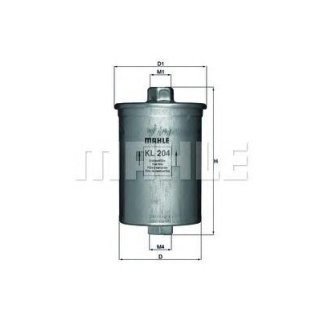 Фильтр топливный KNECHT KL 204 фото
