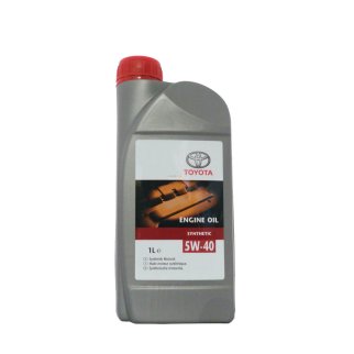 Масло мотор. синт. TOYOTA Motor Oil SAE 5w-40 SM/CF (EU) - 1 л. /12 фото