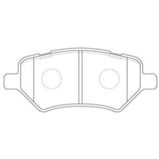 Колодки тормозные передние к-кт TRIALLI PF 2711 фото 4