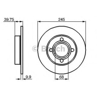 Диск тормозной BOSCH 0 986 478 216 фото