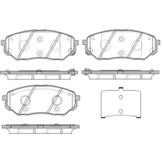 Колодки Kia Sorento 2.4/2.2CRDi 15> передние REMSA фото