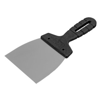 Шпатель фасадный из нерж. стали 100мм, пластмассовая ручка СИБРТЕХ фото