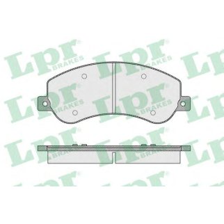 Колодки тормозные передние к-кт Lpr 05P1679 фото