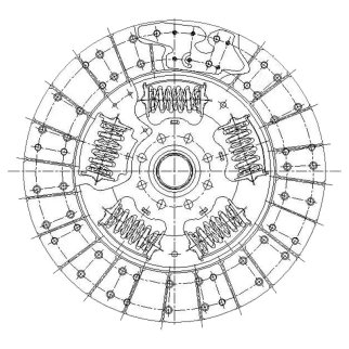 Диск сцеп. для а/м Volvo FH (09-)/FH II (12-)/FMX II (13-) (ведом.) (FD 405) фото 3