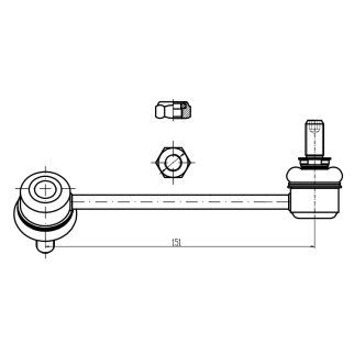 Стойка переднего стабилизатора TRIALLI SP 3005 фото 3