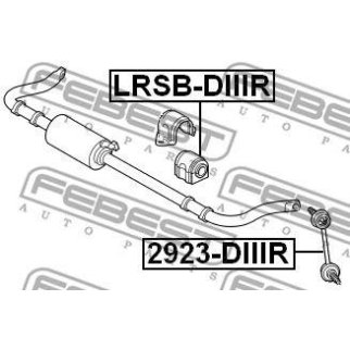 Стойка заднего стабилизатора FEBEST 2923-DIIIR фото
