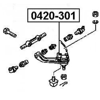 Опора шаровая FEBEST 0420-301 фото 2