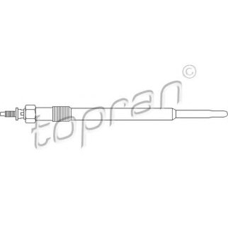 Свеча накаливания topran 302 116 055 фото